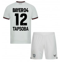 Bayer Leverkusen Edmond Tapsoba #12 Bortatröja Barn 2023-24 Kortärmad (+ Korta byxor)